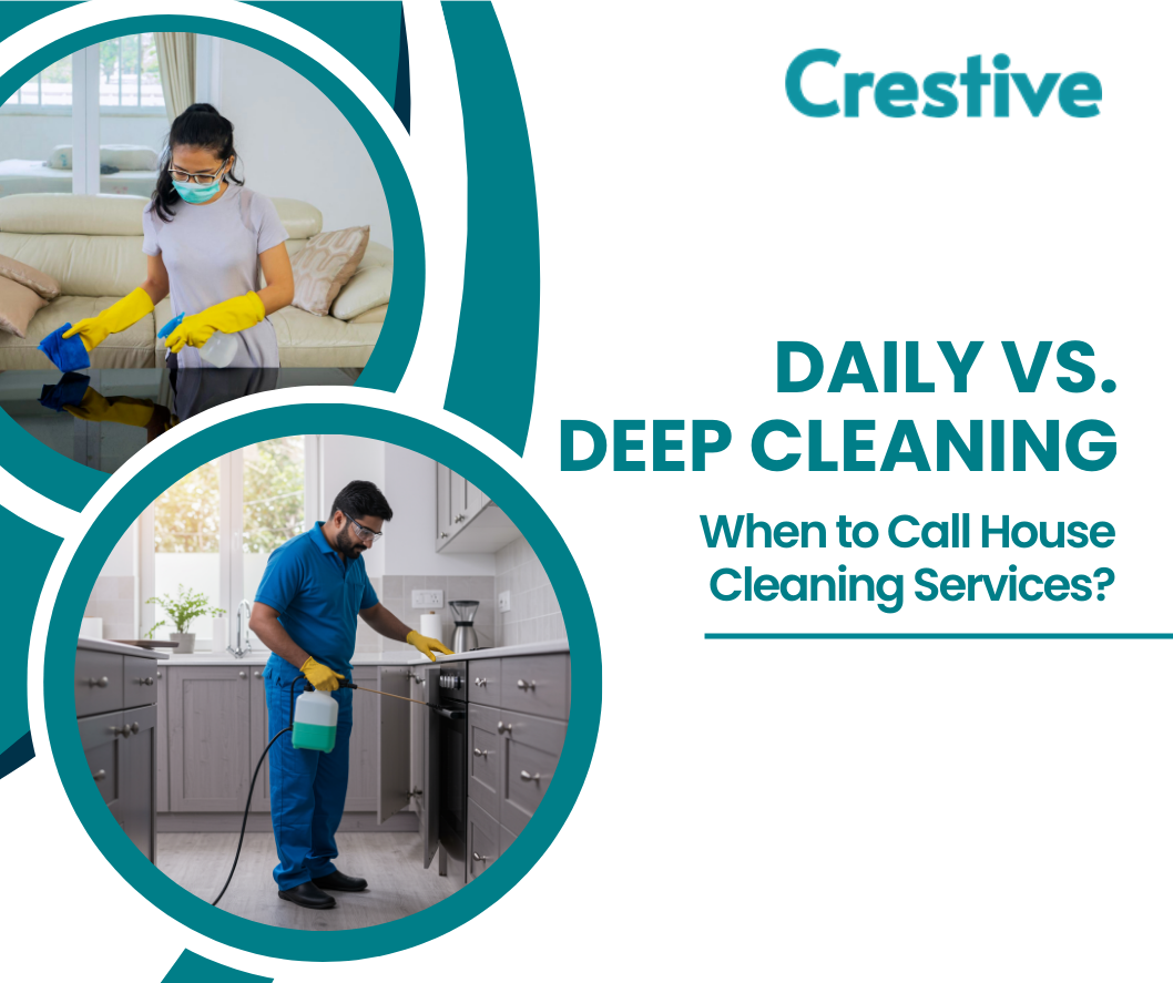 daily vs deep cleaning