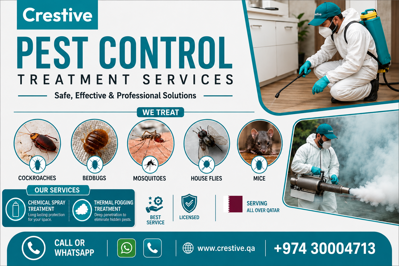 Best pest control services in Doha, Qatar for homes and businesses