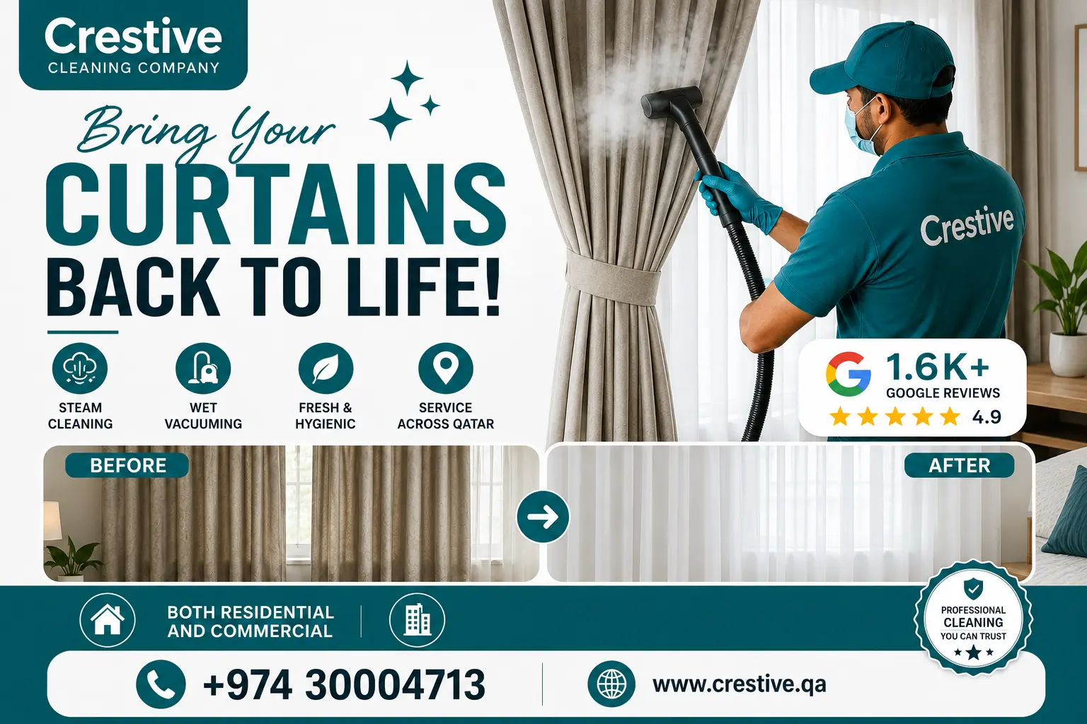 Curtain cleaning Qatar